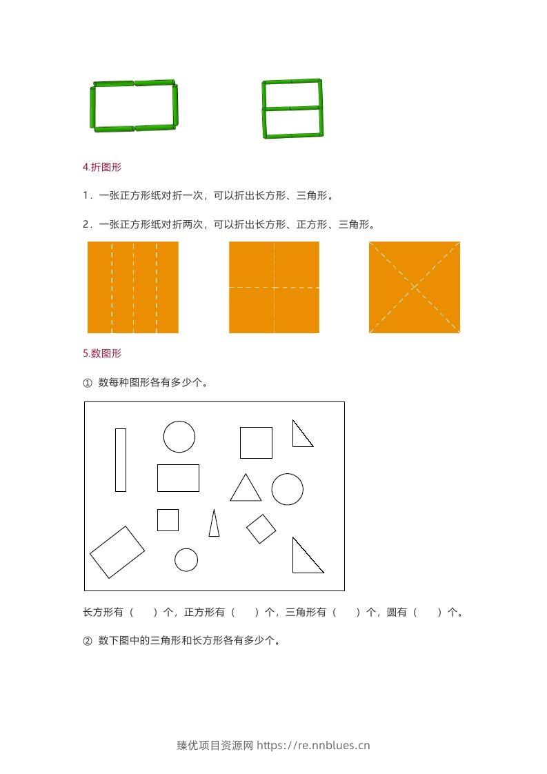 图片[3] - 苏教版数学1年级下册数学知识点 - 臻优资源网