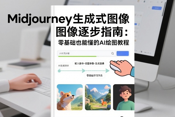 Midjourney生成式图像逐步指南：零基础也能懂的AI绘图教程 - 臻优资源网