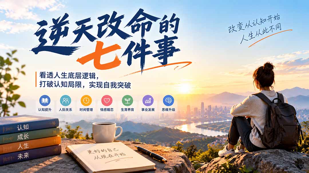 （21022期）付费文章：逆天改命的七件事，看透人生底层逻辑，打破认知局限，实现自我突破 - 臻优资源网