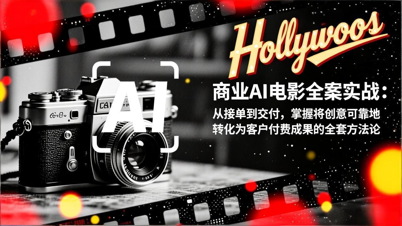 （17092期）商业AI电影全案实战：从接单到交付，掌握将创意可靠地转化为客户付费成果的全套方法论 - 臻优资源网