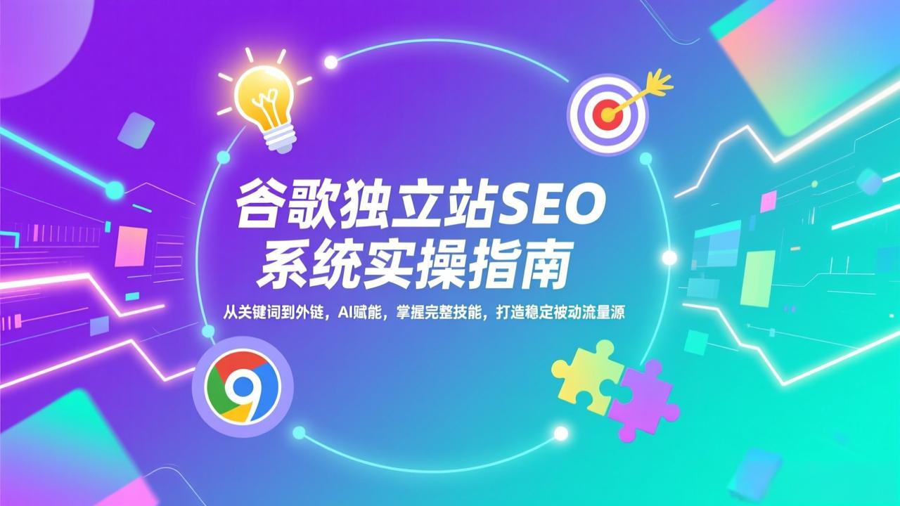 （17263期）谷歌独立站SEO系统实操(更新)：从关键词到外链，AI赋能，掌握完整技能，打造稳定被动流量源 - 臻优资源网
