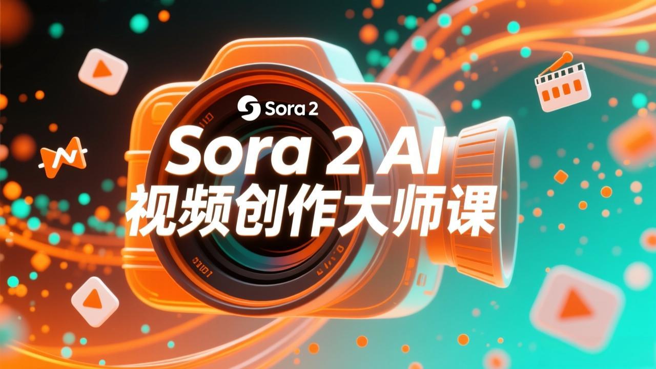 （17081期）如何利用Sora 2创建流行AI人工智能视频大师班教程：掌握创作全流程，产出百万播放内容 - 臻优资源网