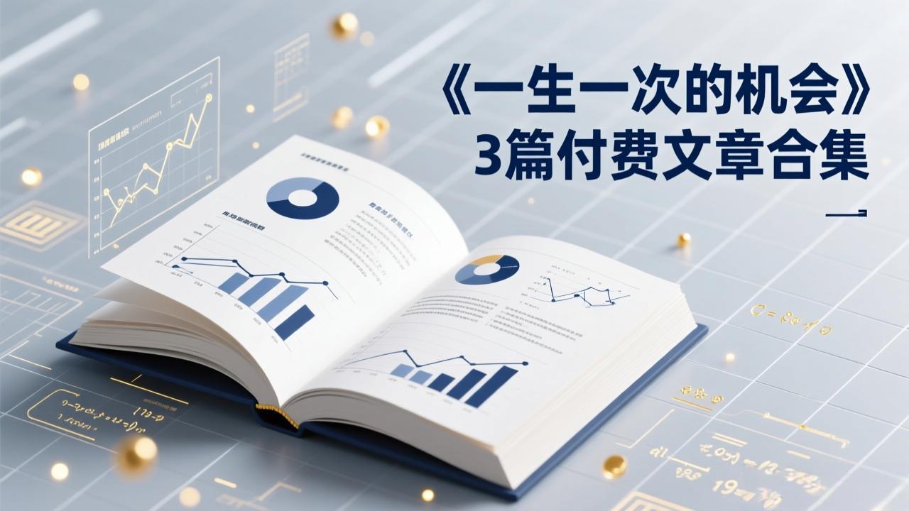 （17456期）付费文章合集《一生一次的机会》3篇，一个系统性、一次性、独家性的透剧 - 臻优资源网