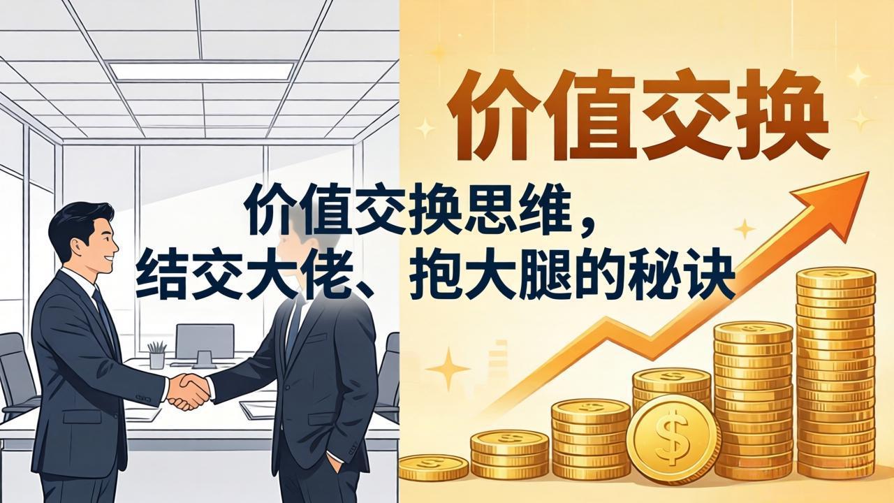 （18258期）某付费文章：价值交换思维，结交大佬、抱大腿的秘诀 - 臻优资源网
