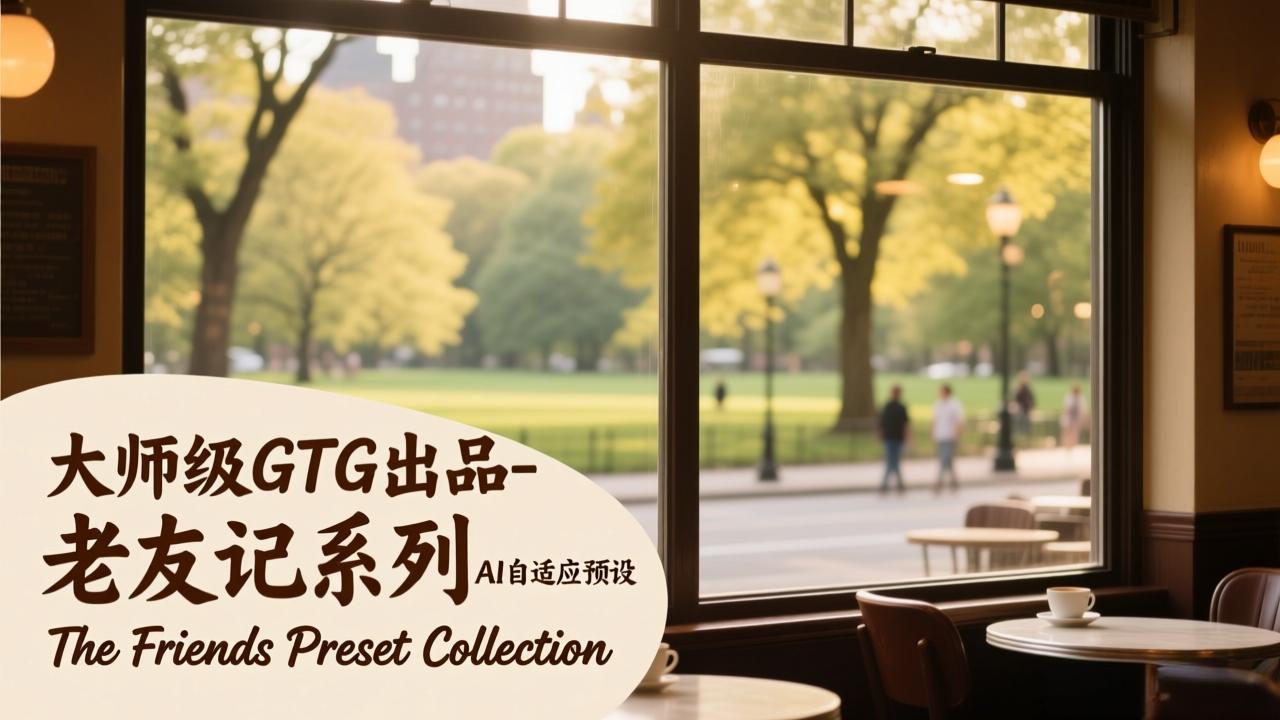 （17403期）大师级GTG出品-老友记系列AI自适应预设The Friends Preset Collection - 臻优资源网