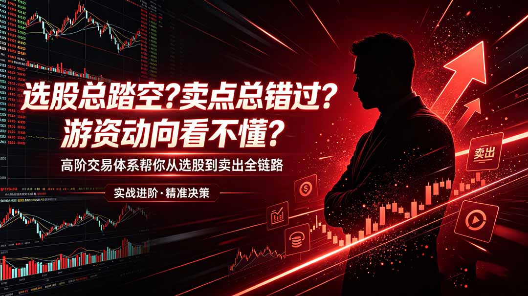（18937期）选股总踏空？卖点总错过？游资动向看不懂？高阶交易体系帮你从选股到卖出全链路（更新6月） - 臻优资源网