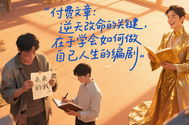 付费文章：逆天改命的关键，在于学会如何做自己人生的编剧 - 臻优资源网