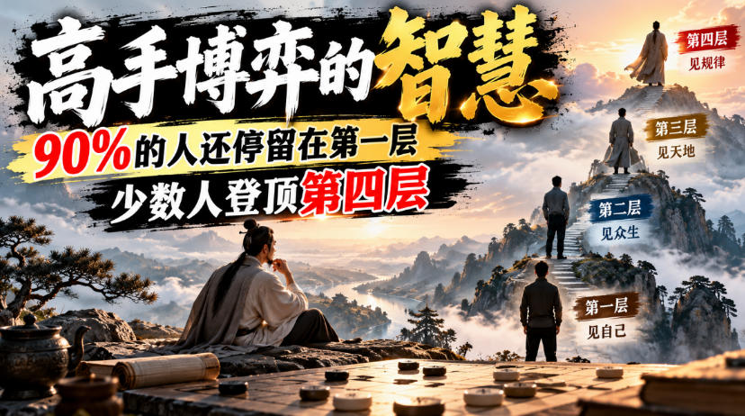 付费文章：高手博弈的智慧，90%的人还停留在第一层，少数人登顶第四层 - 臻优资源网