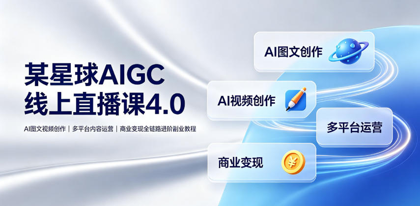 刺猬星球AIGC线上直播课4.0｜AI图文视频创作、多平台内容运营、商业变现全链路进阶副业教程 - 臻优资源网