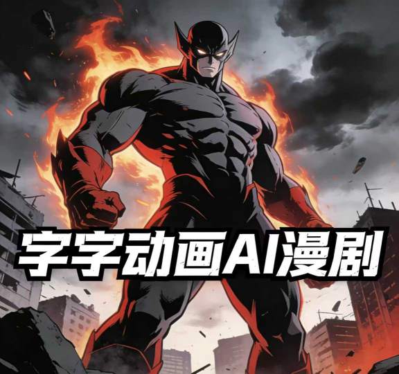字字动画AI漫剧2026年第1期系统课程，小白看完就能学会实操的漫剧课，单人月收1-3W - 臻优资源网