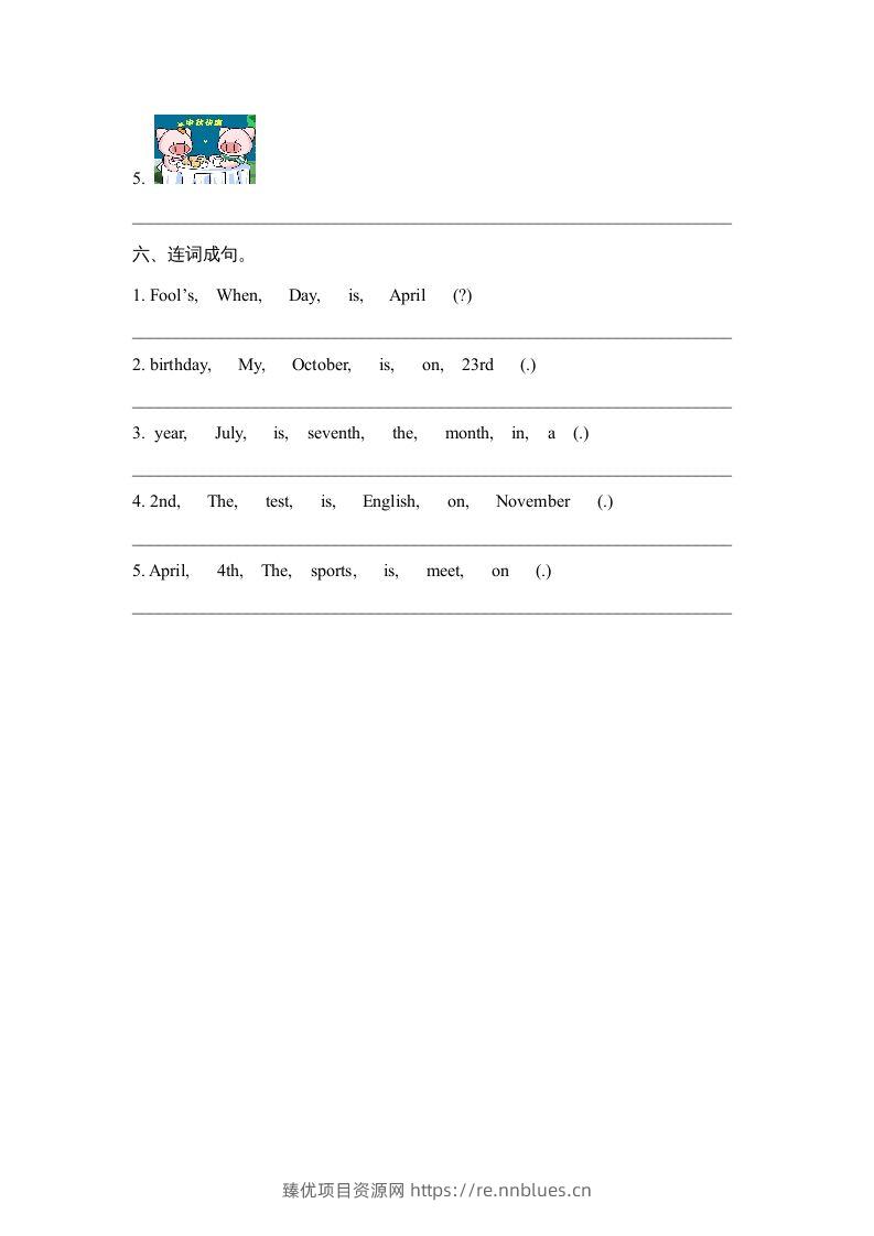 图片[3] - 五年级英语下册Unit4PartA2（人教PEP版） - 臻优资源网