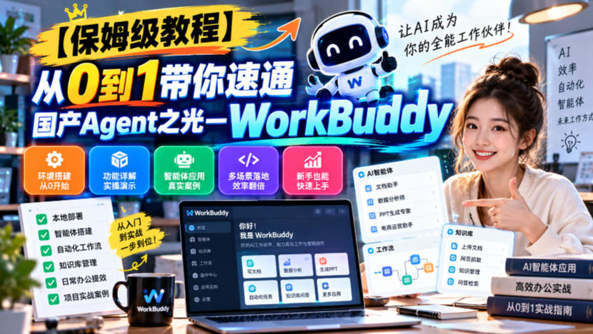 【保姆级教程】从0到1带你速通国产Agent之光—WorkBuddy【文档】 - 臻优资源网