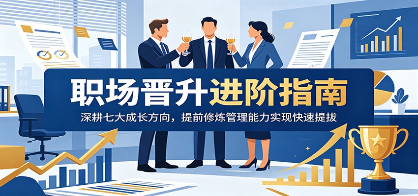 职场晋升进阶指南：深耕七大成长方向，提前修炼管理能力实现快速提拔 - 臻优资源网