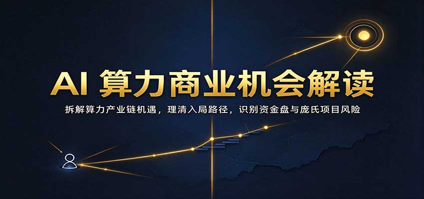 AI算力商业机会解读：拆解算力产业链机遇，理清入局路径，识别资金盘与庞氏项目风险 - 臻优资源网