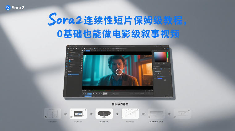 Sora2连续性短片保姆级教程，0基础也能做电影级叙事视频 - 臻优资源网
