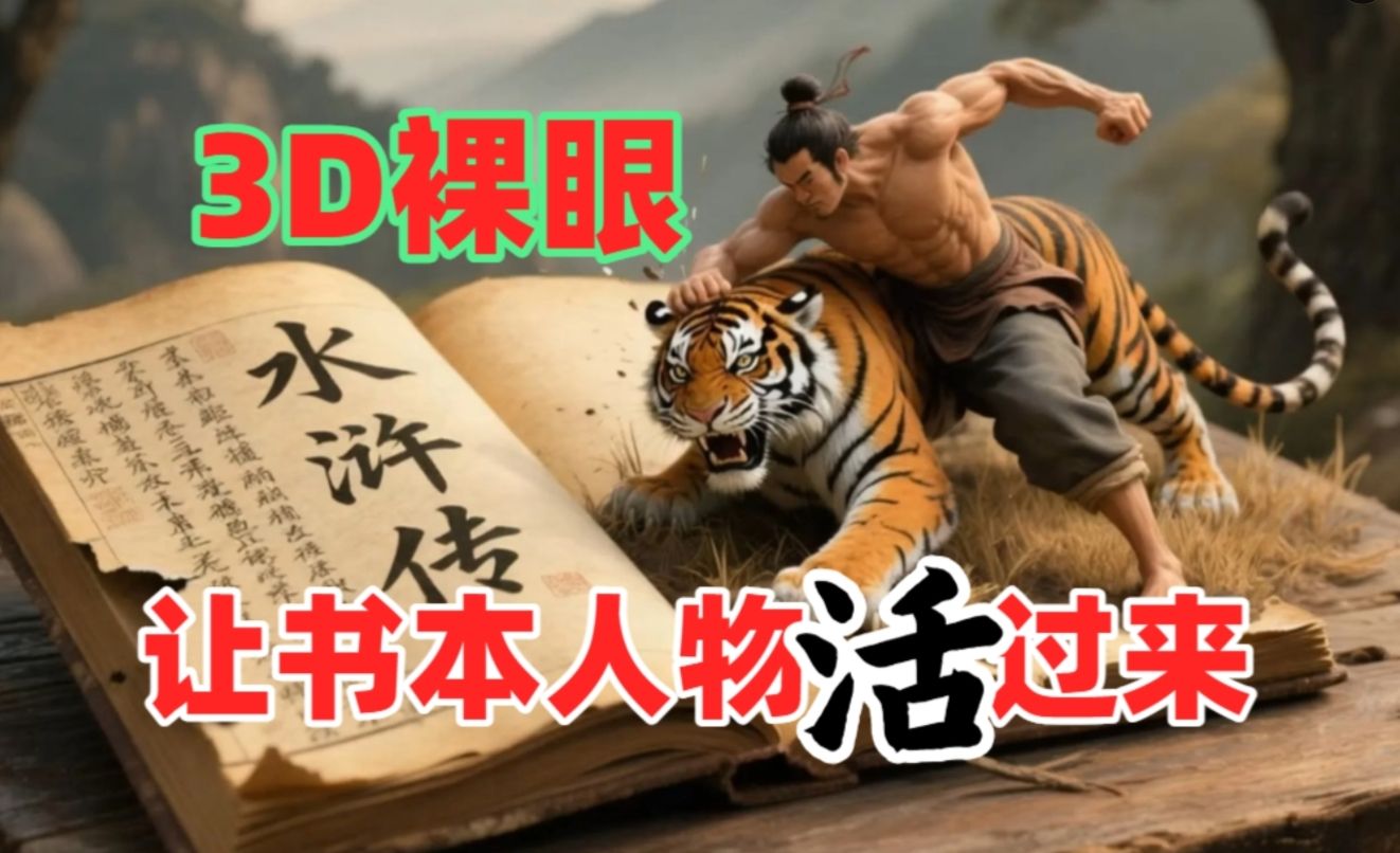 书本人物裸眼3D视频，一条视频收益过千，保姆级教程 - 臻优资源网