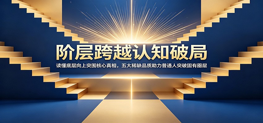 阶层跨越认知破局:读懂底层向上突围核心真相,五大稀缺品质助力普通人突破固有圈层 - 臻优资源网