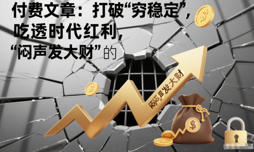 付费文章：打破“穷稳定”，吃透时代红利，“闷声发大财”的终极真谛 - 臻优资源网
