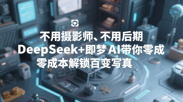 不用摄影师、不用后期，DeepSeek+即梦AI带你零成本解锁百变写真！ - 臻优资源网