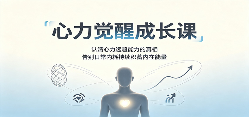 心力觉醒成长课:认清心力远超能力的真相,告别日常内耗持续积蓄内在能量 - 臻优资源网