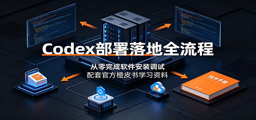 Codex部署落地全流程:从零完成软件安装调试,配套官方橙皮书学习资料 - 臻优资源网