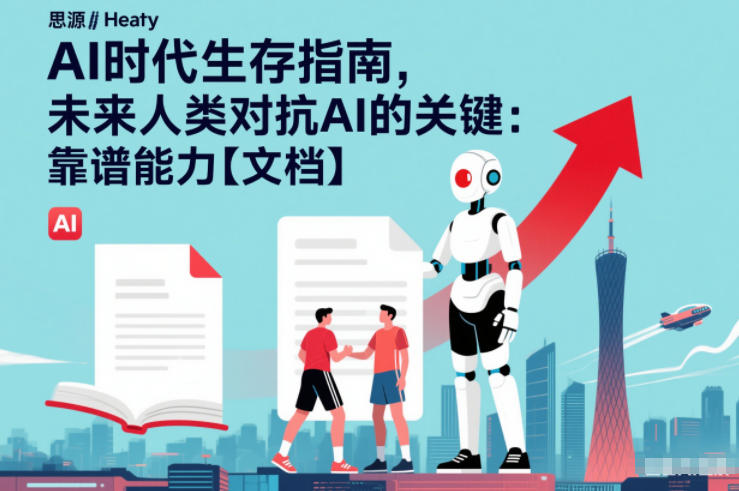 AI时代生存指南，未来人类对抗AI的关键：靠谱能力【文档】 - 臻优资源网