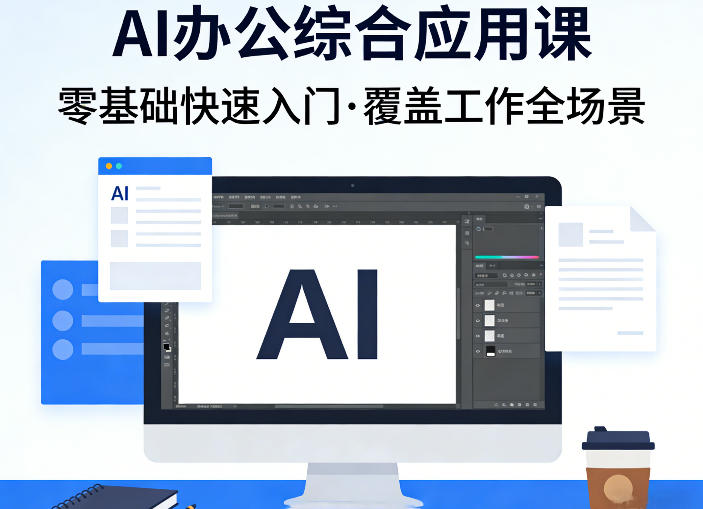 AI办公综合应用课，零基础快速入门，覆盖了工作中各种应用场景 - 臻优资源网