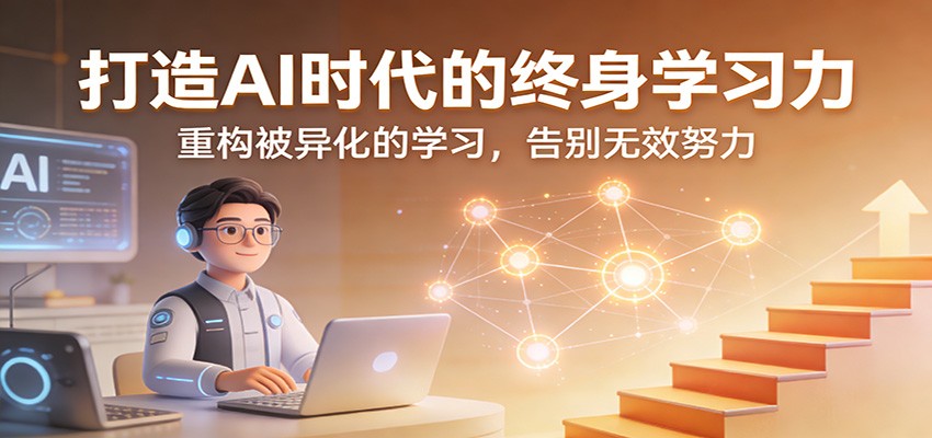 打造AI时代的终身学习力：重构被异化的学习，告别无效努力 - 臻优资源网
