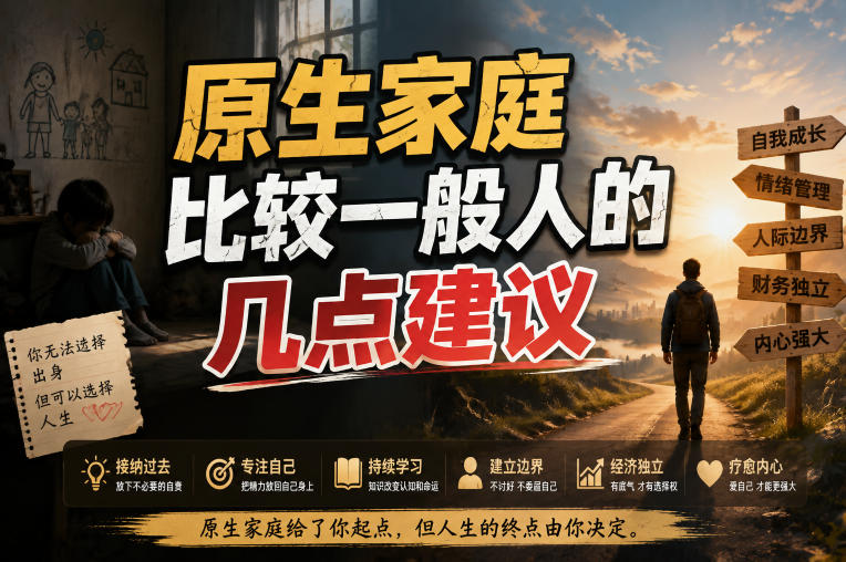 付费文章:给原生家庭比较一般人的几点建议 - 臻优资源网