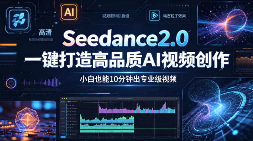 Seedance2.0一键打造高品质AI视频创作，小白也能10分钟出专业级视频 - 臻优资源网