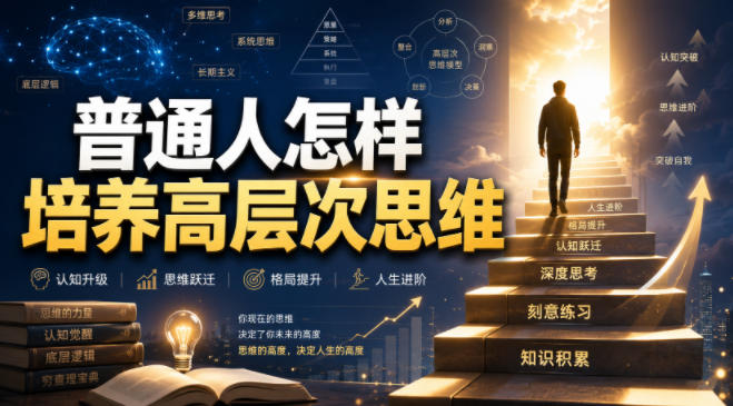 付费文章：普通人怎样培养高层次思维 - 臻优资源网