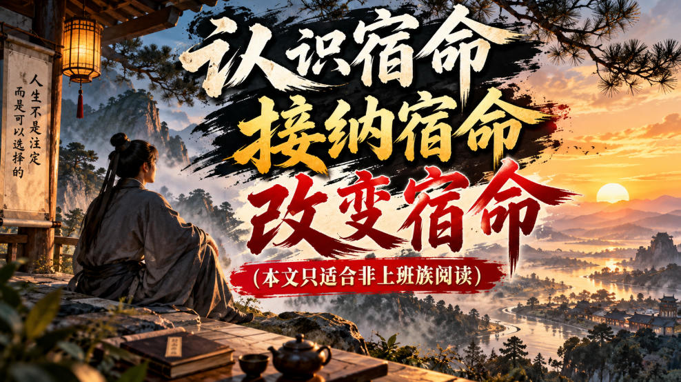 某公众号付费文章：认识宿命，接纳宿命，改变宿命（本文只适合非上班族阅读） - 臻优资源网