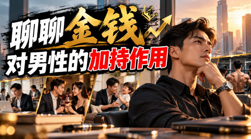 某公众号付费文章：聊聊金钱对男性的加持作用 - 臻优资源网