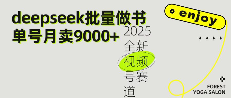 2025最新视频号项目 如何用Deepseek快速批量制作书单号 日入1000+ - 臻优资源网