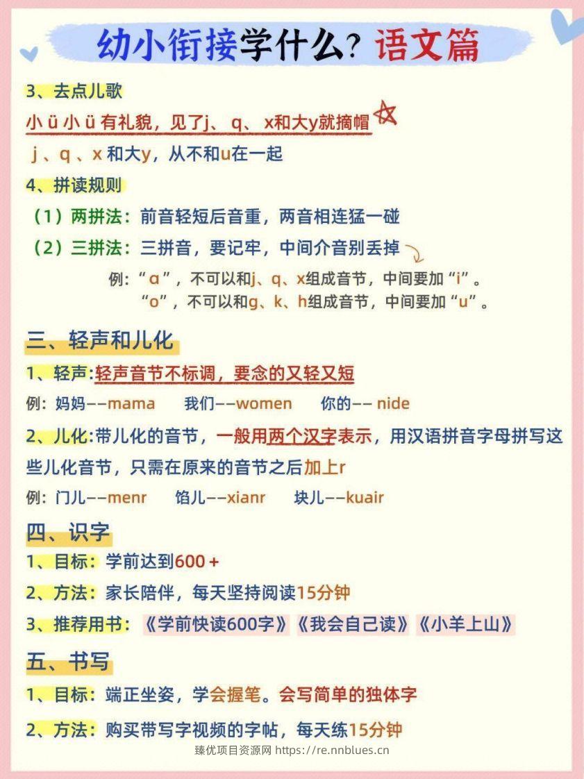 图片[2] - 幼小衔接语文篇 - 臻优资源网