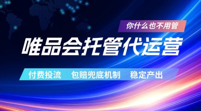 唯品会托管代运营，付费投流玩法，包赔兜底机制，稳定产出【揭秘】 - 臻优资源网