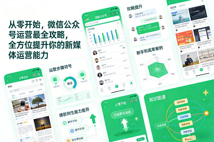 从零开始，微信公众号运营最全攻略，全方位提升你的新媒体运营能力 - 臻优资源网