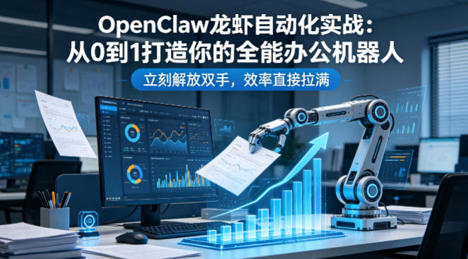 OpenClaw龙虾自动化实战：从0到1打造你的全能办公机器人，立刻解放双手，效率直接拉满 - 臻优资源网