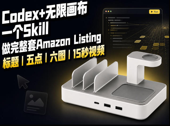 我用一个Codex Skill做完Amazon Listing：标题、五点、六图和视频全流程 - 臻优资源网