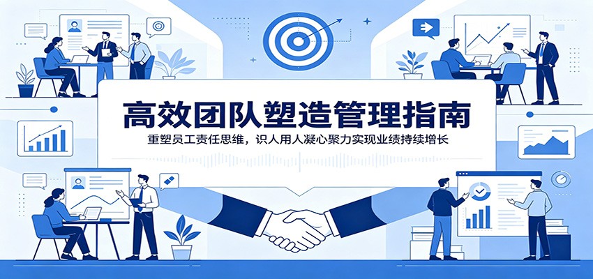 高效团队塑造管理指南：重塑员工责任思维，识人用人凝心聚力实现业绩持续增长 - 臻优资源网