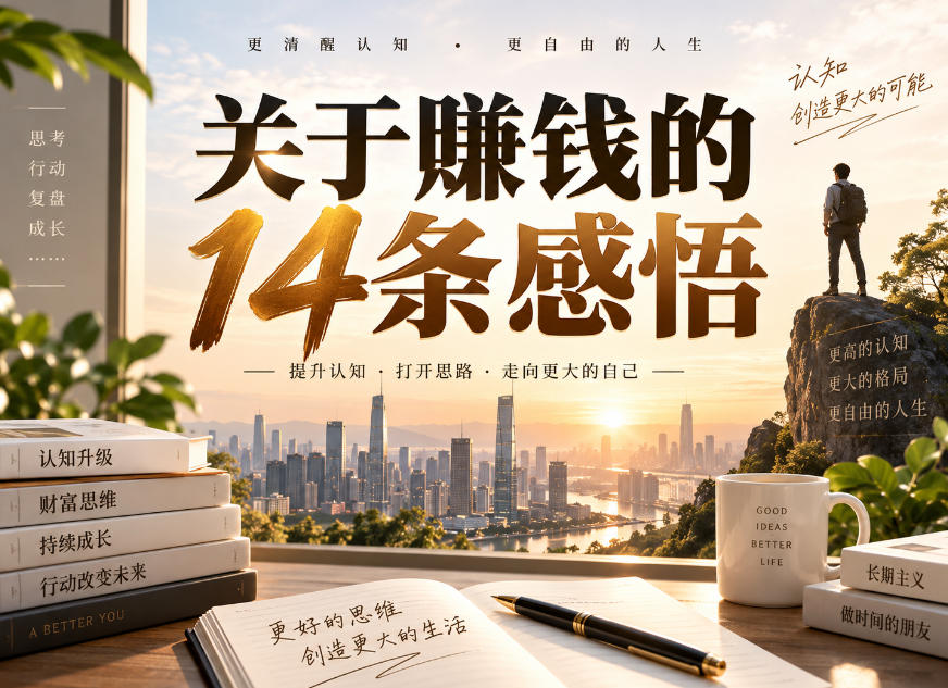 付费文章：关于賺钱的14条感悟 - 臻优资源网