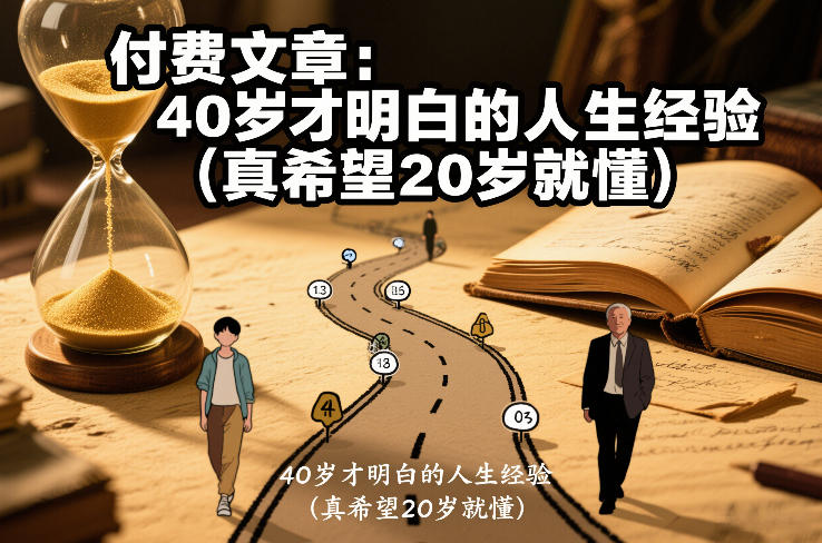 付费文章：40岁才明白的人生经验（真希望20岁就懂） - 臻优资源网