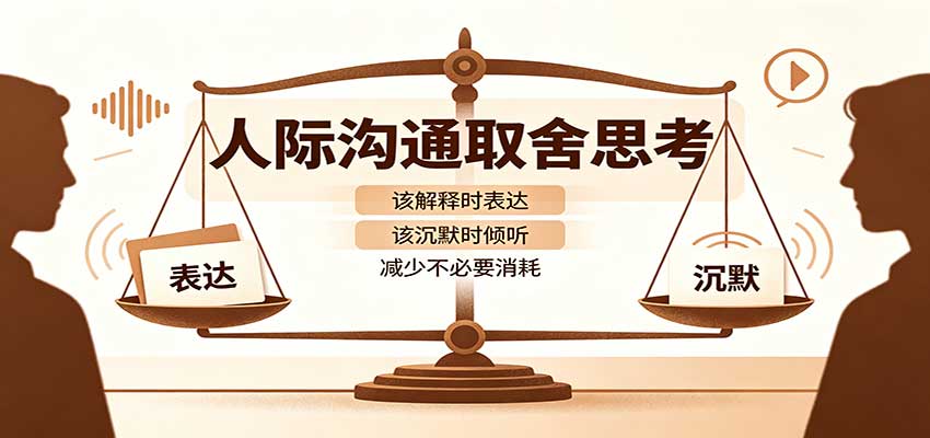 人际沟通取舍思考:分清解释与沉默边界,拿捏职场生活沟通分寸减少情绪内耗 - 臻优资源网