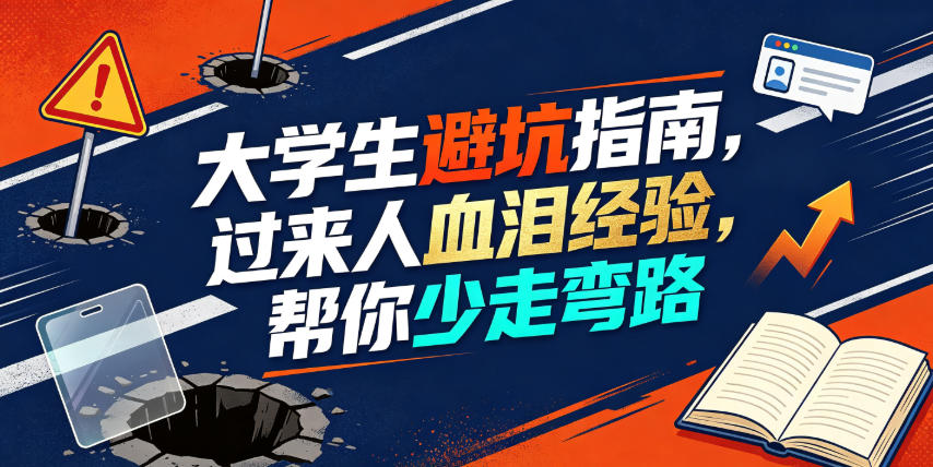 某公众号付费文章:大学生避坑指南,过来人血泪经验,帮你少走弯路 - 臻优资源网