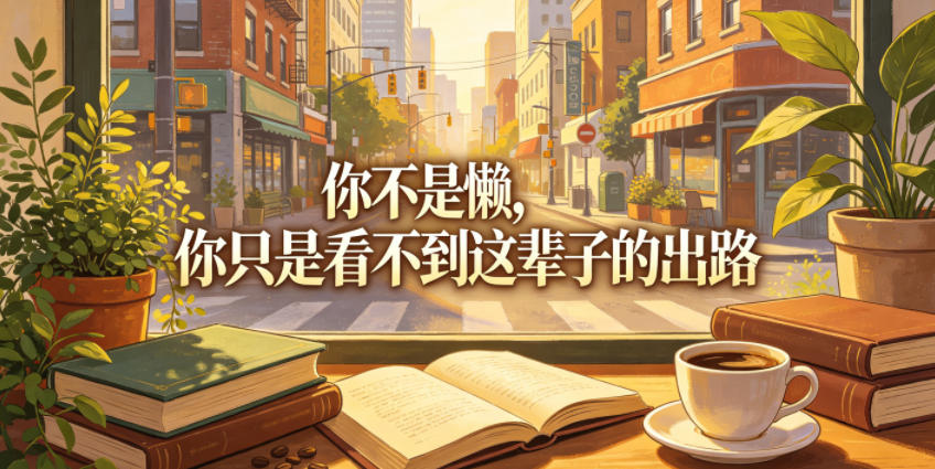 付费文章：你不是懒，你只是看不到这辈子的出路 - 臻优资源网