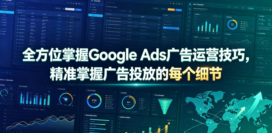 全方位掌握Google Ads广告运营技巧，精准掌握广告投放的每个细节【原创双语字幕】 - 臻优资源网