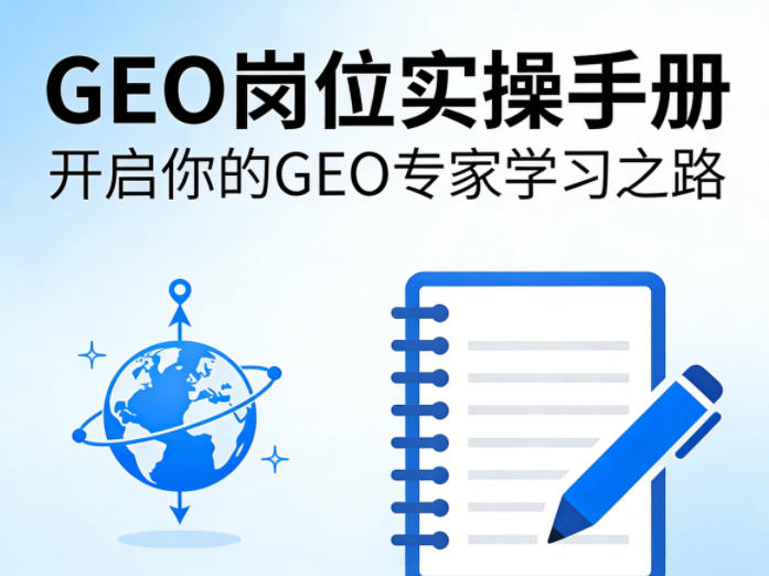 GEO岗位实操手册，开启你的GE0专家学习之路 - 臻优资源网