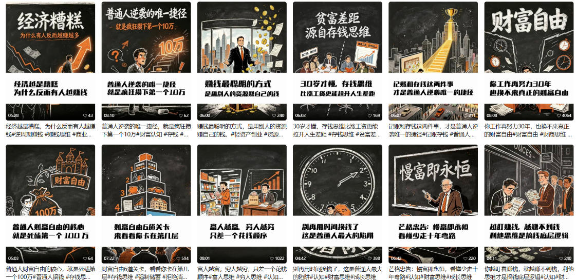 图片[2] - 【AI书单】财富书籍图文解读玩法，一键直出，几十条视频，跑出1000单，全流程拆解，新手也可以上手 - 臻优资源网