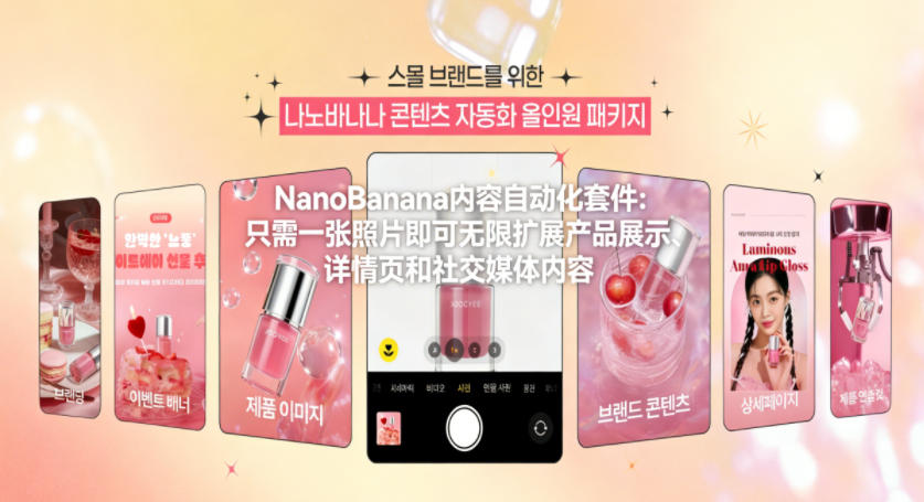 NanoBanana内容自动化套件：只需一张照片即可无限扩展产品展示、详情页和社交媒体内容！ - 臻优资源网