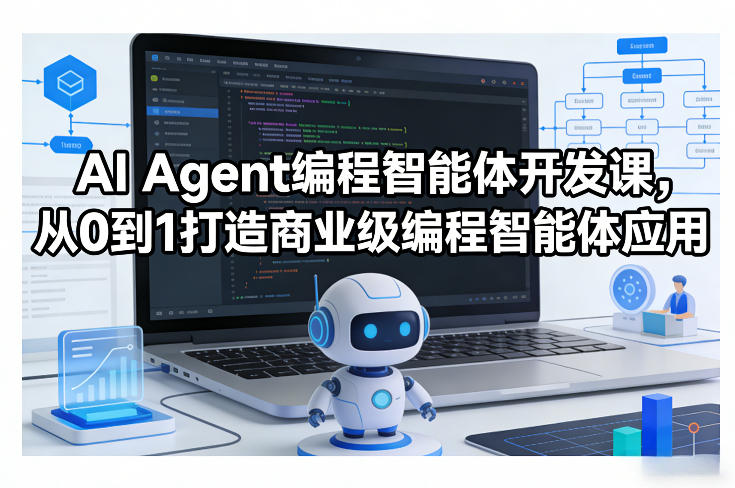 AI Agent编程智能体开发课，从0到1打造商业级编程智能体应用 - 臻优资源网